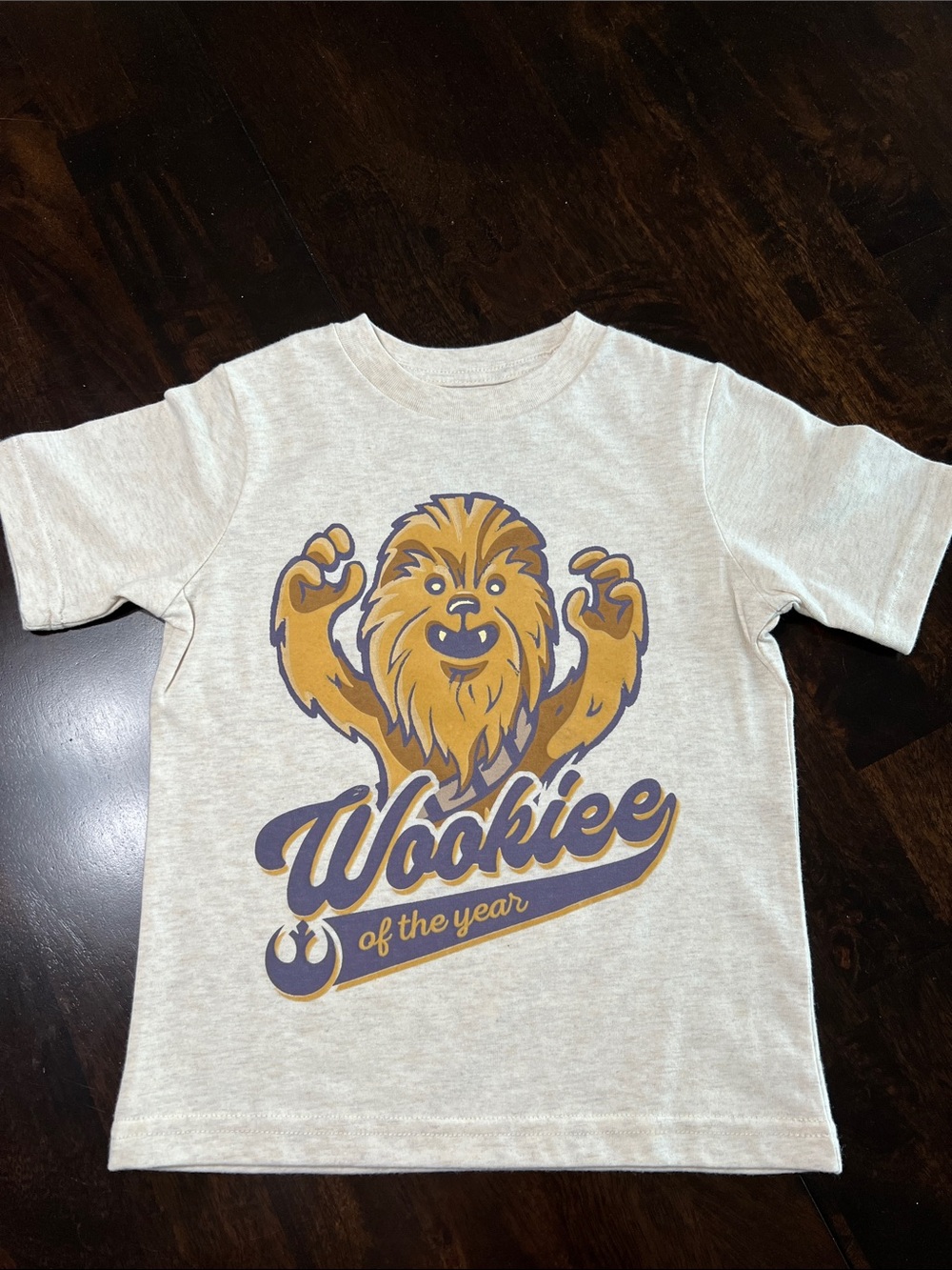 Star Wars Wookiee Graphic Tee - Tan & Gold